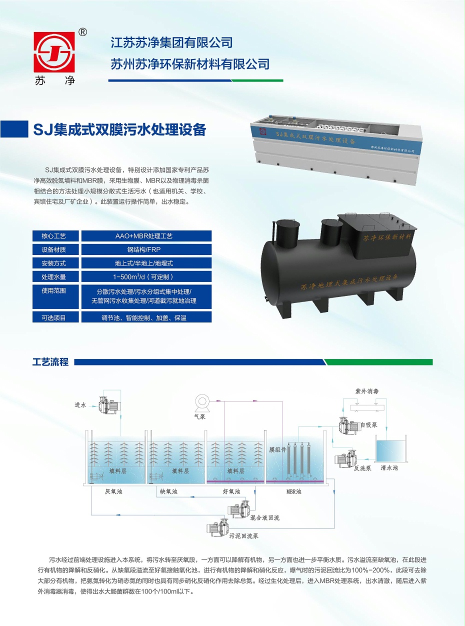 一體化污水處理設備